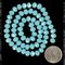 Soft Sky Blue Colored 6mm x 8mm Rondelle Glass Beads - GB-6X8OV03